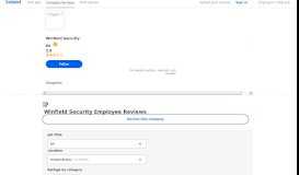 
							         Working at Winfield Security: 85 Reviews | Indeed.com								  
							    
