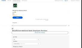 
							         Working at Woodforest National Bank: 1,139 Reviews | Indeed.com								  
							    