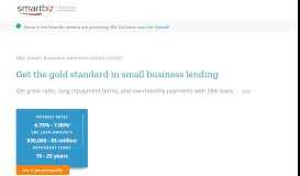 
							         Working Capital SBA Loan | SmartBiz Loans								  
							    