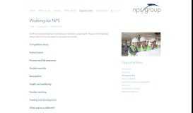 
							         Working for NPS | NPS Group								  
							    