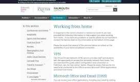 
							         Working from home | Falmouth Exeter Plus								  
							    
