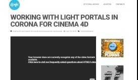
							         Working With Light Portals in Corona for Cinema 4D - Lesterbanks								  
							    