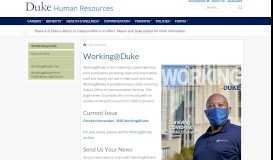 
							         Working@Duke | Human Resources								  
							    