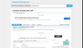 
							         workline.hr at WI. Workline - Possibilities Infinite | Home								  
							    