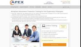 
							         Workplace Harassment Prevention - Apex Workplace ...								  
							    