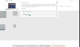 
							         WorkSchedule.Net: Employee Scheduling Software								  
							    