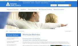 
							         Worksite Wellness - Berkshire Health Systems								  
							    