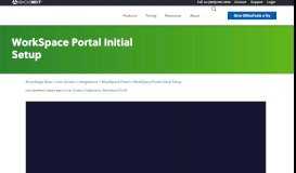 
							         WorkSpace Portal Initial Setup - OfficeTools								  
							    