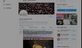 
							         World Coffee Portal (@worldcoffeeport) | Twitter								  
							    