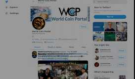 
							         World Coin Portal (@worldcoinportal) | Twitter								  
							    