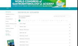 
							         World Congress of Gastroenterology at ACG2017 - eventScribe								  
							    