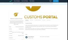 
							         World Customs Portal | Sydney, New South Wales, Australia Startup								  
							    