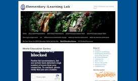 
							         World Education Games | Elementary iLearning Lab - KS Blogs								  
							    