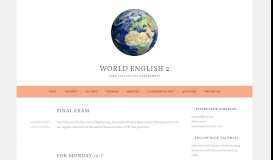 
							         World English 2 – Yuba College ESL Department								  
							    