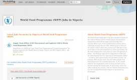 
							         World Food Programme (WFP) Jobs and Vacancies in Nigeria June ...								  
							    