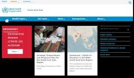 
							         World Health Organization, Disease surveillance and epidemiology								  
							    