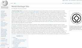 
							         World Heritage Site - Wikipedia								  
							    