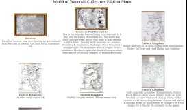 
							         World of Warcraft Collectors Edition Maps - Zaphoyd								  
							    