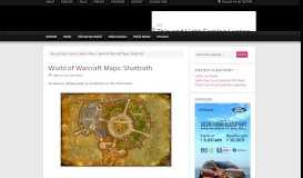 
							         World of Warcraft Maps: Shattrath - The Oceanic Gamer								  
							    