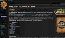 
							         World of Warcraft Trading Card Game - Wowpedia - Your wiki guide to ...								  
							    