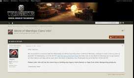 
							         World of Warships Clans Info! - News and Information - World of ...								  
							    