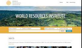 
							         World Resources Institute Careers - Jobvite								  
							    