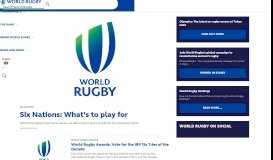 
							         World Rugby | world.rugby								  
							    
