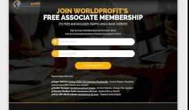 
							         Worldprofit Associates - Free Member Signup Page								  
							    