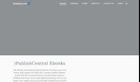 
							         World's most Powerful eBook Delivery ... - iPublishCentral eBooks								  
							    