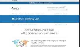 
							         WorldShare Interlibrary Loan: Automate your interlibrary ... - OCLC								  
							    