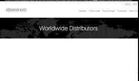 
							         Worldwide Distributors | Support | Monitor Audio								  
							    