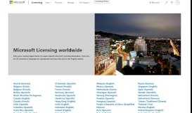
							         Worldwide Sites | Microsoft Volume Licensing								  
							    