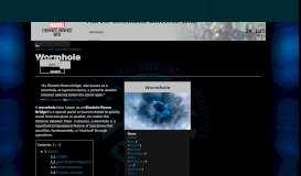 
							         Wormhole | Marvel Cinematic Universe Wiki | FANDOM powered by ...								  
							    