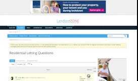 
							         Worried about homelet checks - LandlordZONE Forums								  
							    