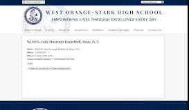 
							         WOSHS-Lady Mustangs Basketball, Buna, JV/V | West Orange-Stark ...								  
							    