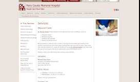 
							         Wound Care | Perry County Memorial Hospital | Perryville, Missouri								  
							    