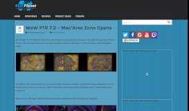 
							         WoW PTR 7.3 - Mac'Aree Zone Opens - Blizzplanet | Warcraft								  
							    