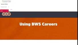 
							         WOW — UsingSite - BWS Careers								  
							    