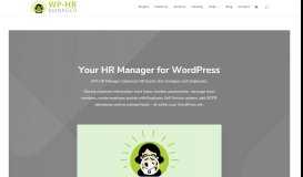
							         WP-HR Manager								  
							    