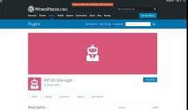 
							         WP Job Manager – WordPress plugin | WordPress.org								  
							    