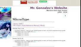 
							         WPA - MicroType - Mr. Gonzalez's Website								  
							    