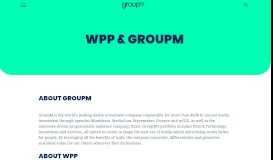 
							         WPP & GroupM | GroupM								  
							    