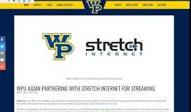 
							         WPU Again Partnering with Stretch Internet ... - William Penn University								  
							    