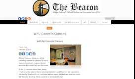 
							         WPU Cancels Classes - The Beacon								  
							    