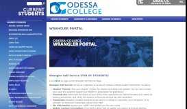 
							         Wrangler Portal - Odessa College								  
							    