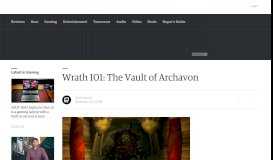 
							         Wrath 101: The Vault of Archavon - Engadget								  
							    