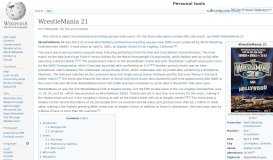 
							         WrestleMania 21 - Wikipedia								  
							    