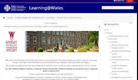 
							         Wrexham County Borough Council - Learning								  
							    