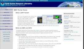 
							         WRF Portal - NOAA Earth System Research Laboratory								  
							    
