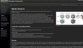 
							         Würfel (Portal 2) - Valve Developer Community								  
							    